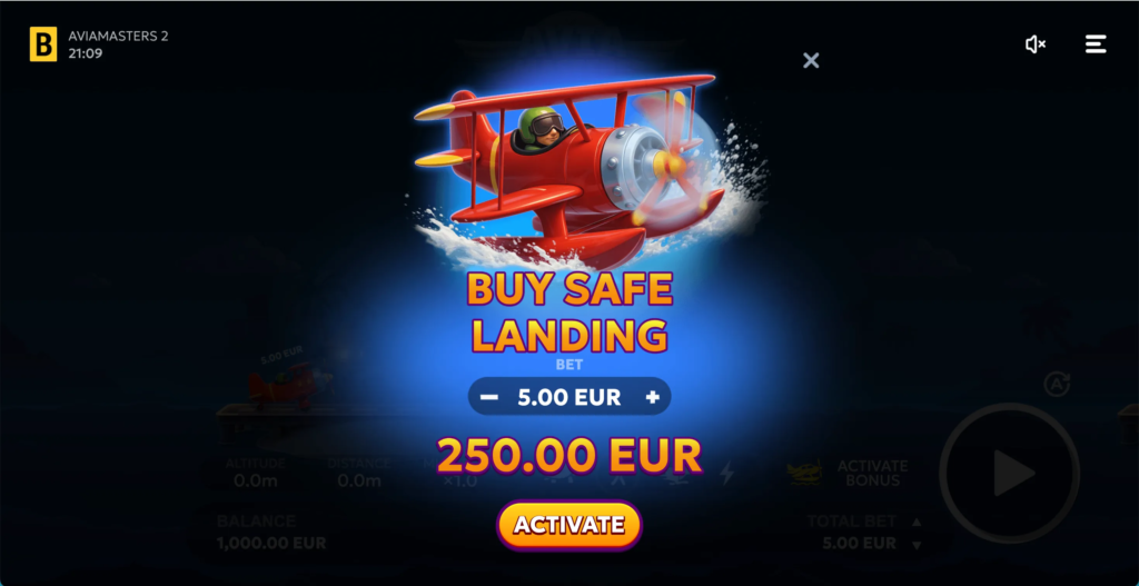 Aviamasters 2 Screenshot — Hauptbildschirm