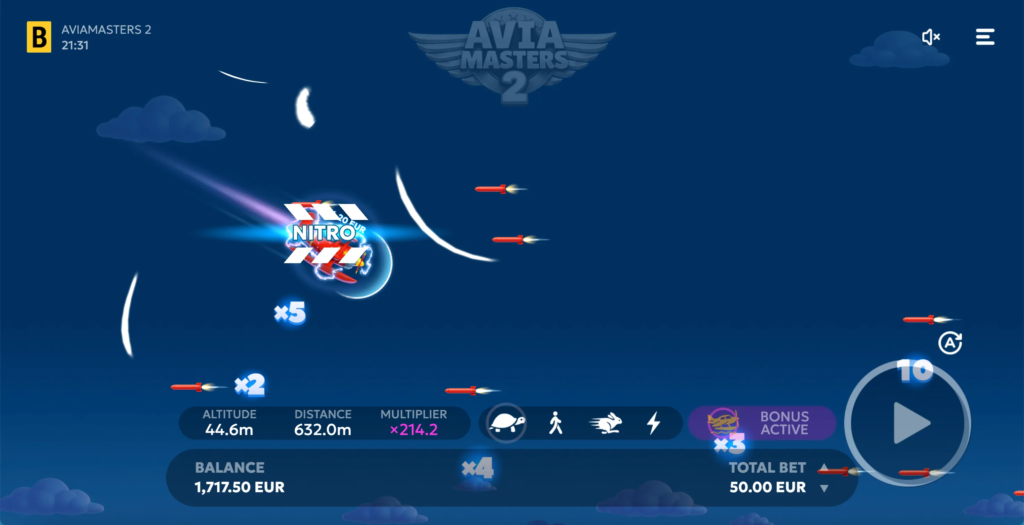 Aviamasters 2 Screenshot — Multiplikatoren sammeln